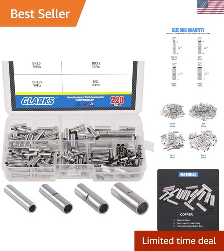 220pcs non insulated - 220pcs, butt